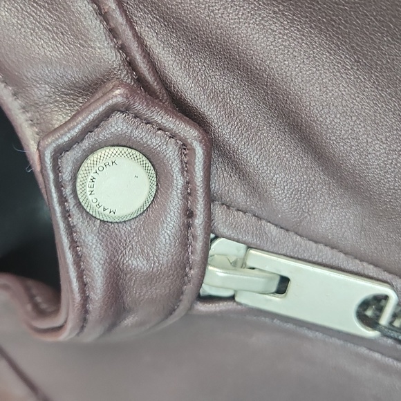 Marc New York Andrew Marc Diamond Quilted Leather Moto Jacket - Extra Small - Picture 5 of 13